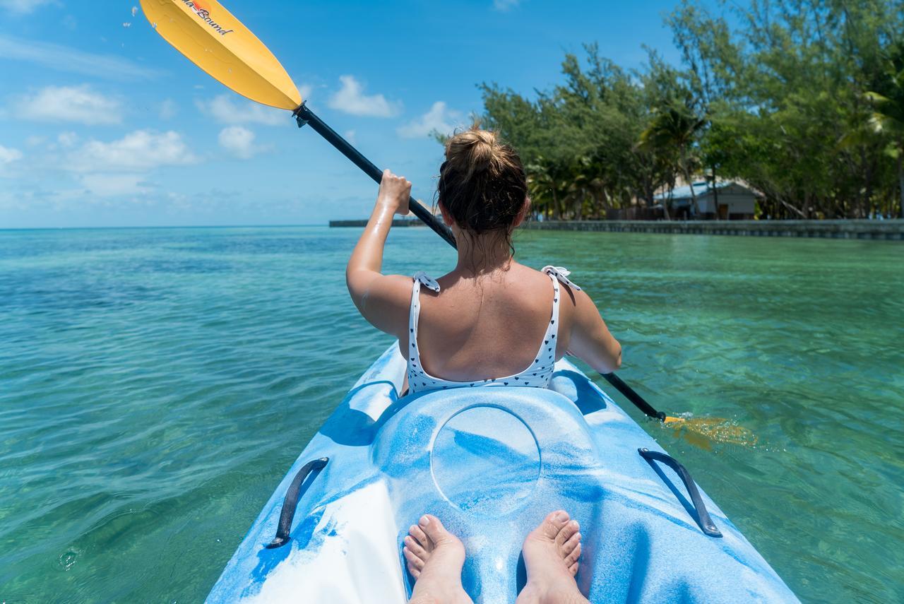 Thatch Caye Resort A Muy'Ono Resort Хопкинс Экстерьер фото